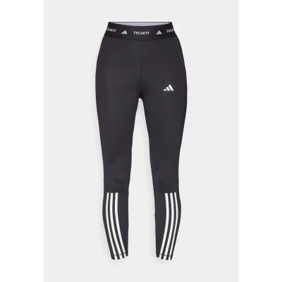 Afbeelding van adidas Performance Techfit Stripes 7/8 Leggings Tights, Dames, Maat: XS, Black