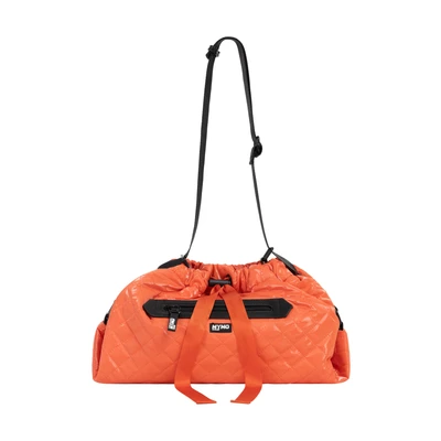 Afbeelding van myMo ATHLSR Sporttas neonoranje / zwart wit