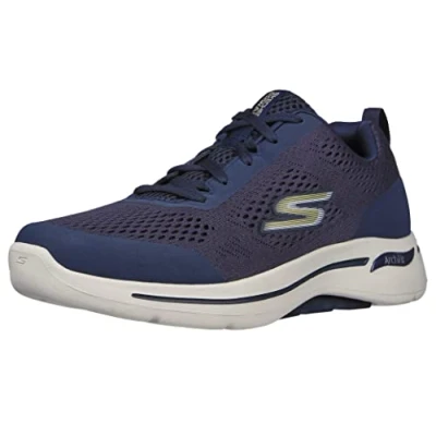 Afbeelding van Skechers Go Walk Arch Fit Idyllic Navy/Gold 10 EE Wide