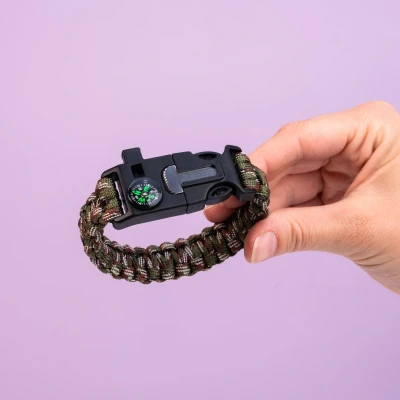 Afbeelding van Paracord 5 In 1 Survival Armband