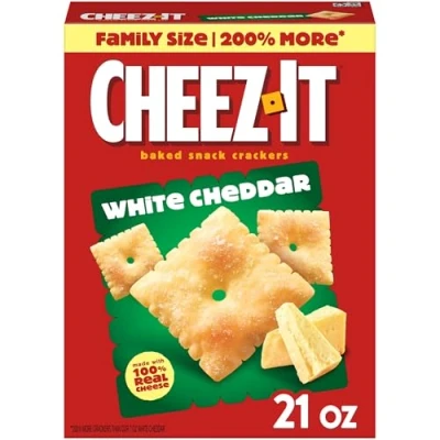 Afbeelding van Cheez It White Cheddar Baked Snack Crackers 21oz
