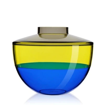 Afbeelding van Kartell Shibuya Vaas Grijs geel blauw