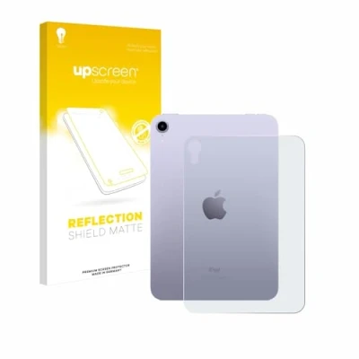 Afbeelding van upscreen Screenprotector voor Apple iPad Mini 7 WiFi 2024 (Achterkant) Folie Beschermfolie anti glare matte