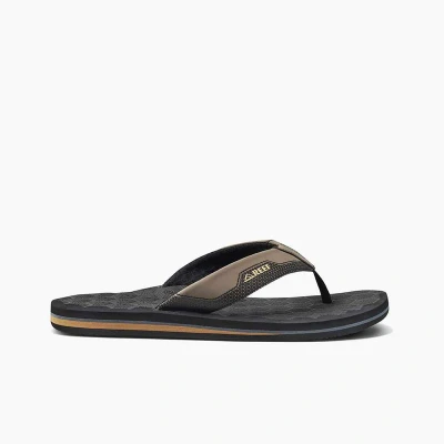 Afbeelding van Reef THE Ripper Teensandalen, Heren, Maat: 47, Black/tan Textiel/ synthetisch