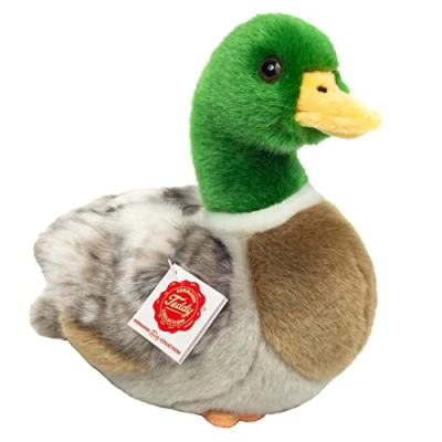 Afbeelding van Teddy Hermann 93131 Wildeneend 24 cm, knuffeldier, pluche dier met gerecyclede vulling
