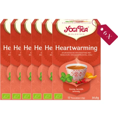 Afbeelding van Yogi Tea Heartwarming tray: 6 stuks