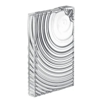 Afbeelding van Waterfles plat geribbeld transp. Guzzini 2934000 On the Go