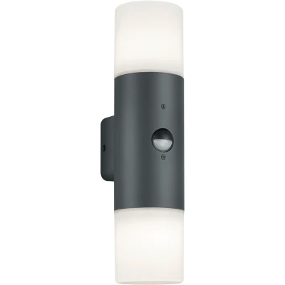 Afbeelding van TRIO HOOSIC Wandlamp Antraciet excl. 2x E27 4,9W Buitenverlichting IP44