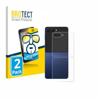 Afbeelding van BROTECT Screenprotector voor Samsung Galaxy Z Flip 7 (Achterkant) Folie Beschermfolie transparant (2 Stuks)