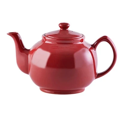 Afbeelding van Price en Kensington Theepot 10 pers. Niet zwaar Handvat blijft koud 1u warm Aardewerk Rood 1.5 L