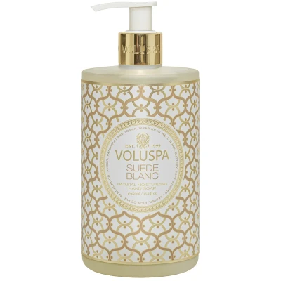 Afbeelding van Voluspa Handsoap Suede Blanc 450 ML