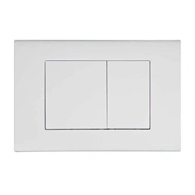 Afbeelding van Stilform Drukplaat, wit, mat, compatibel met Geberit Duofix Sigma (UP 320) 2 spoeling