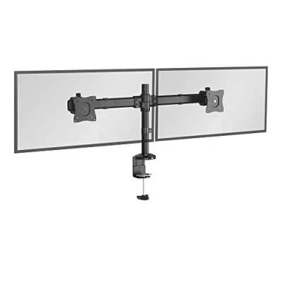 Afbeelding van RICOO monitorhouder tafel, VESA tafelhouder voor 13 27 inch, 2 monitorarm TS6211, beeldschermhouder armen computermonitoren