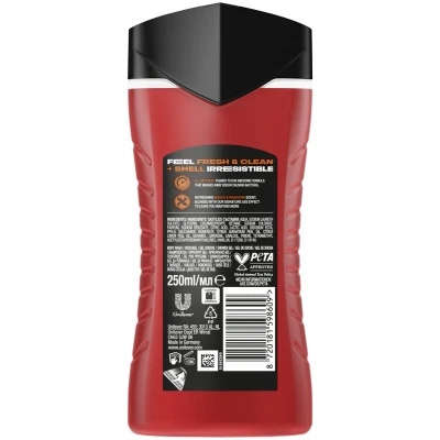Afbeelding van Axe 3 in 1 Douchegel Sunset Fresh 250 ml