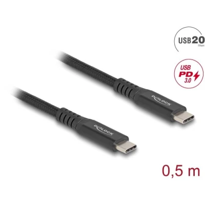 Afbeelding van Delock USB 20 Gbps Kabel Type C™ Stecker zu PD 3.0 100 W