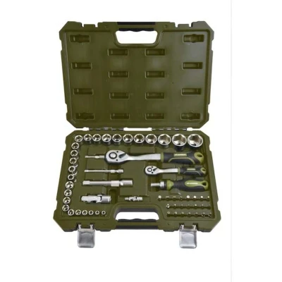 Afbeelding van XHANDER 1/4&quot; 1/2&quot; dopsleutelset met ratel 55 delig