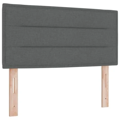 Afbeelding van vidaXL Hoofdbord Donkergrijs Stof 100 x 7 78 cm Gestoffeerd