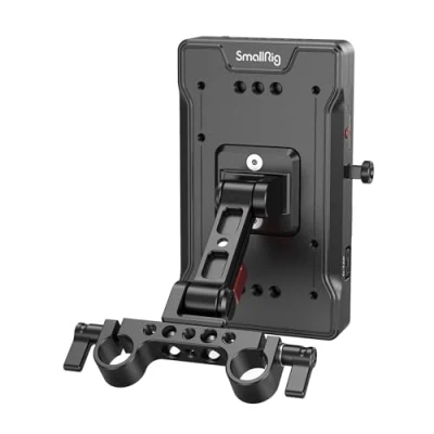 Afbeelding van SMALLRIG V mount Batterij Adapter Plaat met Verstelbare Arm, 65W PD USB C en 14,8V D Tap Uitgang/Ingang, voor BMPCC 4K 6K Pro Sony A7IV Canon R5 R6 R8 3204B