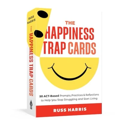 Afbeelding van The Happiness Trap Cards: 50 ACT Based Prompts, Practices, and Reflections to Help You Stop Struggling Start Living