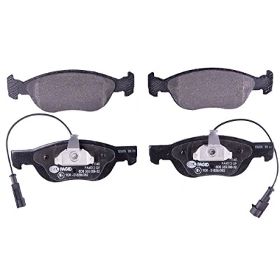 Afbeelding van HELLA PAGID 8DB 355 008 321 Remblokkenset T1140 Dikte: 17.9mm Remsysteem: Teves Met slijtage waarschuwingscontact voor o.a. ALFA ROMEO