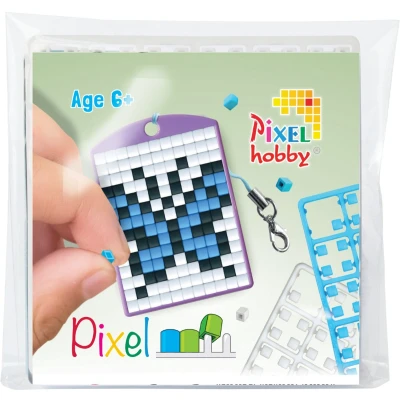 Afbeelding van Pixelhobby medaillon startset Vlinder
