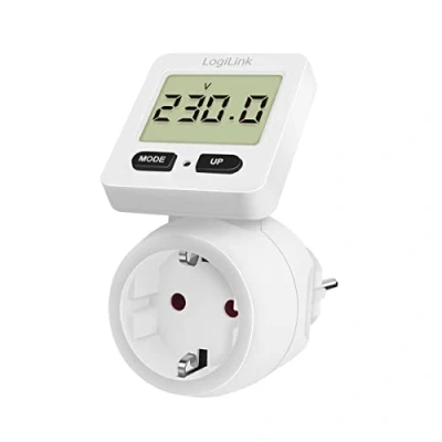 Afbeelding van LogiLink EM0004 Energiekostenmeter, display 180 draaibaar, wit