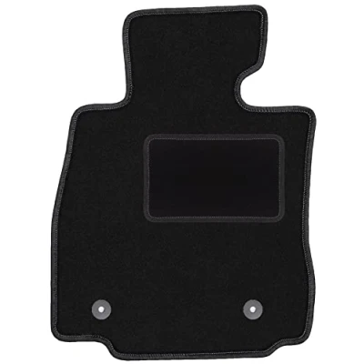 Afbeelding van Wielganizator Automat, geschikt voor Mazda 2 III Hatchback 2015, velours, auto accessoires, praktische voetmat, 1 delig, zwart