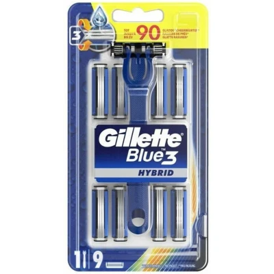 Afbeelding van Handmatig scheermesje Gillette Blue3 Hybrid 8 Stuks