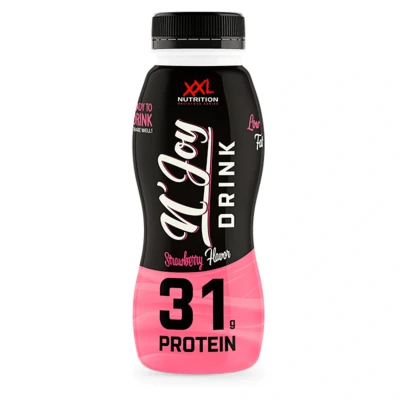 Afbeelding van 6x XXL Nutrition N&#039;Joy Protein Drink Aardbei 310 ml