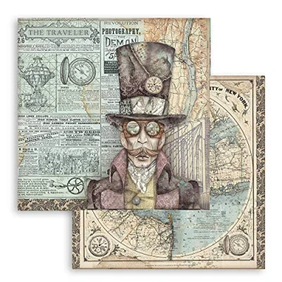 Afbeelding van Stamperia Sir Vagabond 12x12 Inch Paper Sheets (10pcs) (SBB745) (DISCONTINUED)