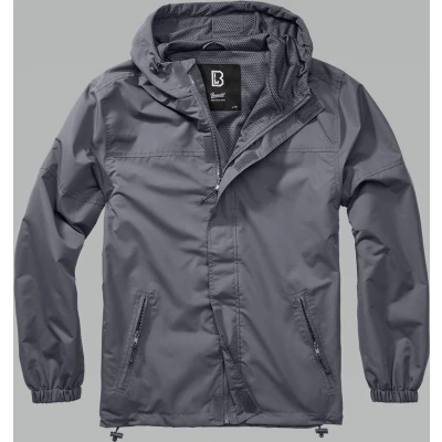 Afbeelding van Brandit Herren Jacke Summer Windbreaker Frontzip Anthrazit 3XL