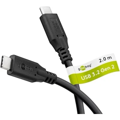 Afbeelding van Goobay 74207 USB kabel 3.2 Gen 1 (3.1 1) 2 m C Zwart