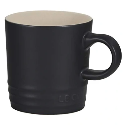 Afbeelding van Le Creuset Espressomok van aardewerk, 100 ml, satijnzwart, 70305100000099