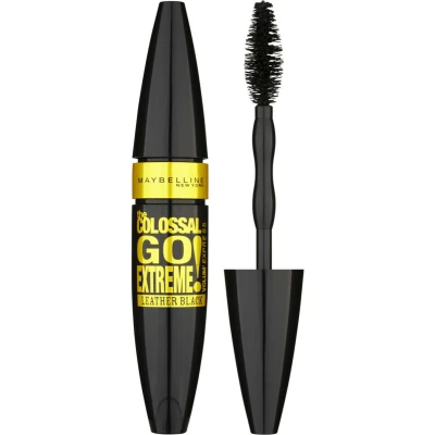 Afbeelding van 3x Maybelline Volum&#039; Express Colossal Mascara Go Extreme Leather Black