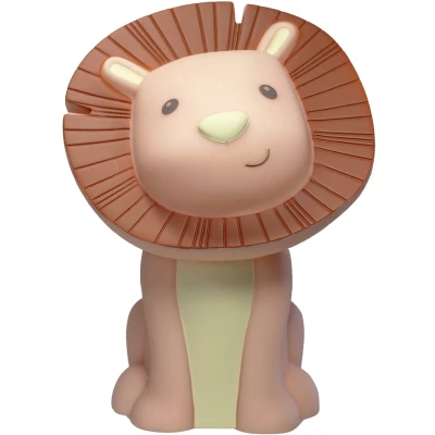 Afbeelding van Atelier Pierre Nachtlamp LED Leeuw Hakuna Roze/Bruin/Beige H 22 cm met USB oplader