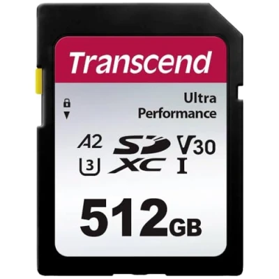 Afbeelding van Transcend TS64GSDC340S SDXC kaart 512 GB A1 Application Performance Class, A2 v30 Video