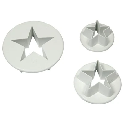 Afbeelding van PME Star Cutters, Klein, Medium, Grote Maten, Set van 3