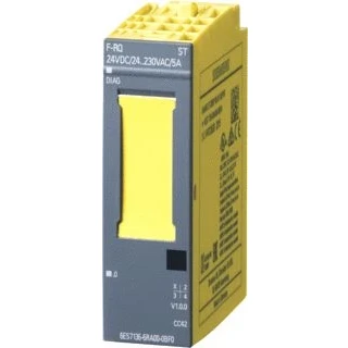 Afbeelding van Siemens simatic dp electronische mod voor et200sp f rq 1x24vdc 24 230vac 5a st 20mm breed 1 relais output 2no totale 6es7136 6ra00 0bf0