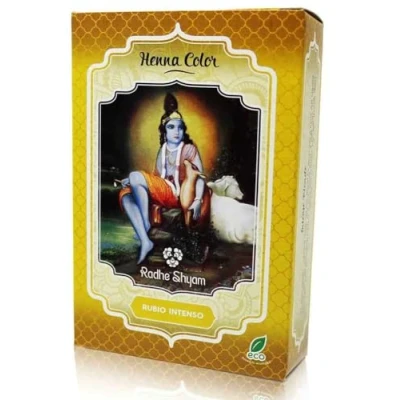 Afbeelding van Semi permanente kleurstof Henna Radhe Shyam Blond (100 g)