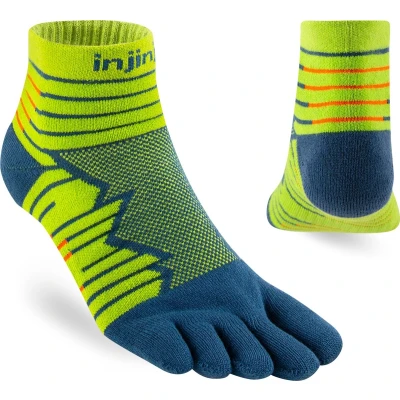 Afbeelding van Injinji Ultra Run Mini Crew Midweight Padded Hardloopsokken Moss 37 40