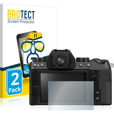 Afbeelding van BROTECT (2 Stuks) Schermbeschermer voor Fujifilm X S10 Screen Protector Transparant