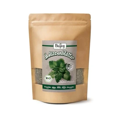 Afbeelding van Biojoy BIO Citroenmelissebladeren thee (100 g), gedroogde en gesneden, citroenmelisse zonder additieven (Melissa officinalis)