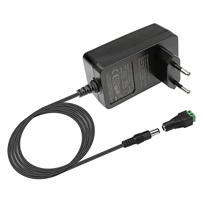 Afbeelding van Lighting EVER LED transformator 12V voeding DC, Strip EU stekker 12 Volt 2A adapter Power Supply voor SMD 3528/5050 Strip, AC 100 240 netadapter, 24W maximale stekkervoeding, stroom band