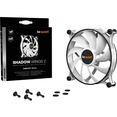 Afbeelding van Be quiet! Shadow Wings 2 140mm PWM White