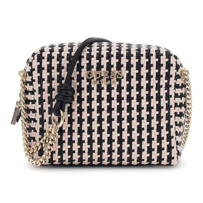 Afbeelding van GUESS Schoudertas Mirema Camera Crossbody Bag Black Multi Zwart