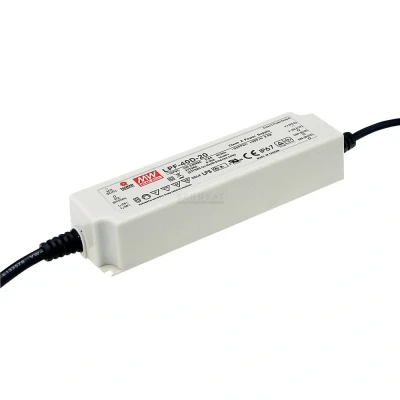 Afbeelding van Mean Well LPF 40D 48 LED driver, transformator Constante spanning, stroomsterkte 40 W 0.84 A 28.8 V/DC Dimbaar, PFC schakeling,