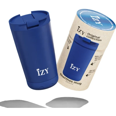 Afbeelding van Thermosmok IZY Matte Blue 350 ml