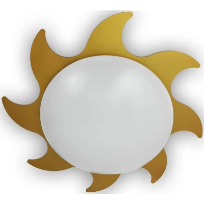 Afbeelding van niermann Plafondlamp Plafonnière Zon, goud (1 stuk)