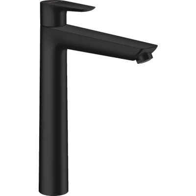 Afbeelding van Hansgrohe talis e wastafelmengkraan eengreeps 1 gats 240mm zonder afvoergarnituur met vaste uitloop mat zwart 71717670