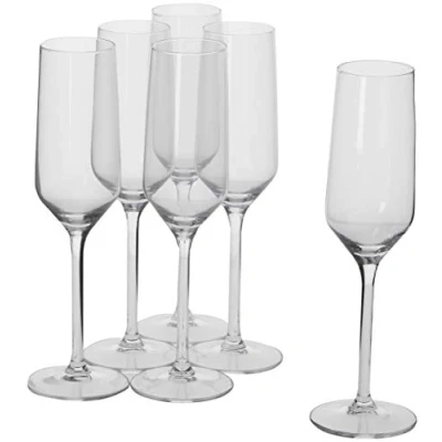 Afbeelding van alpina Champagneglazen 220 milliliter 6 stuks transparant